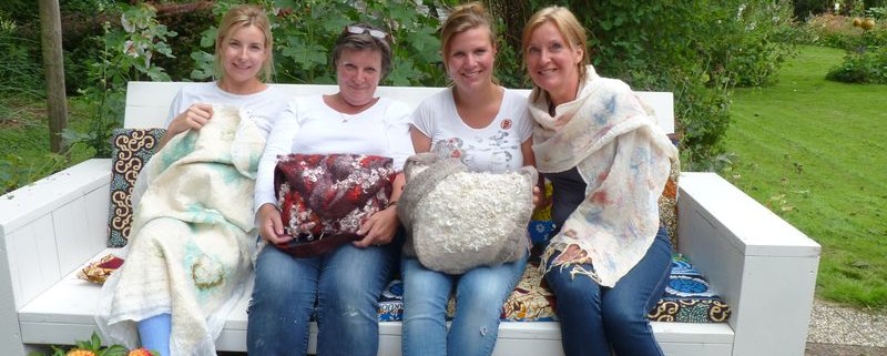 Werken met Wol Hennie Hartkamp Viltworkshop vilten P1050197